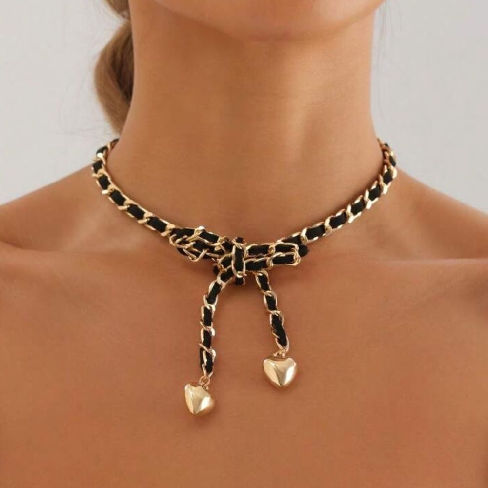 Heart Choker Necklace #1924